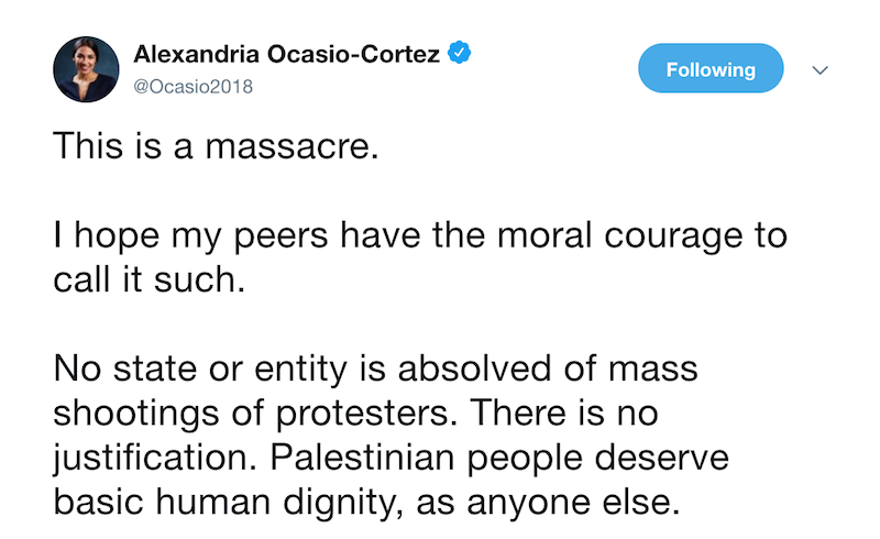 Ocasio-Cortez, Palestine, and the Left