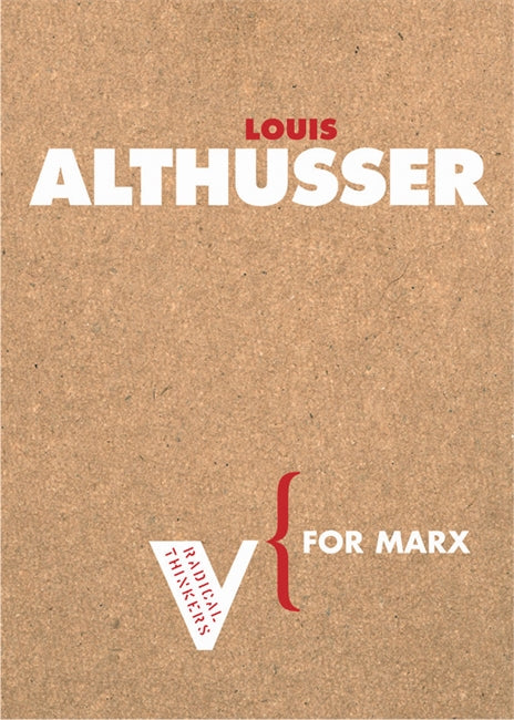 Pour Marx. by ALTHUSSER (Louis).: (1965) Signed by Author(s)