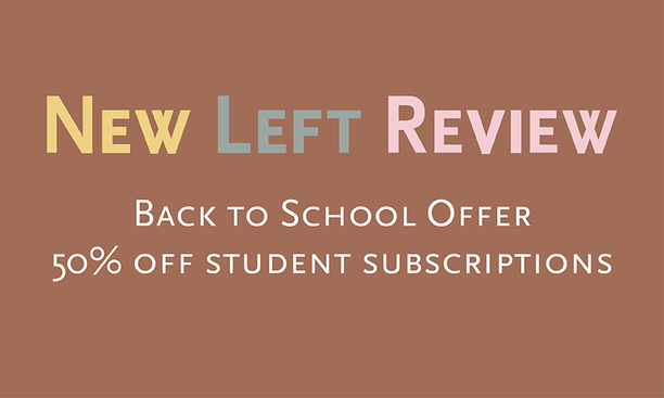 New Left Review, Back to School Offer